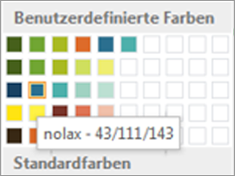 Screenshot Powerpoint CI/CD Farben