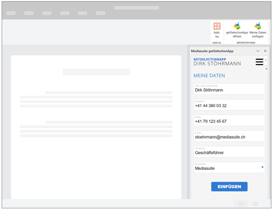 Ribbon Microsoft 365 APP