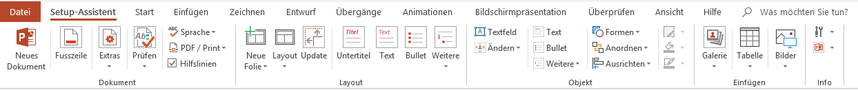 Agentur Mediasuite Programmierung Und Automationen Fur Powerpoint Setup Assistent Fur Effizientes Arbeiten Inkl Folienbibliothek Und Mini Dam Einhaltung Ihres Corporate Design Ci Cd Addin Mittels Vba Fur Individuelle Anforderungen