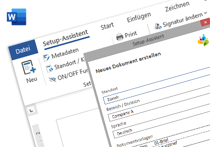 Word Setup-Assistent