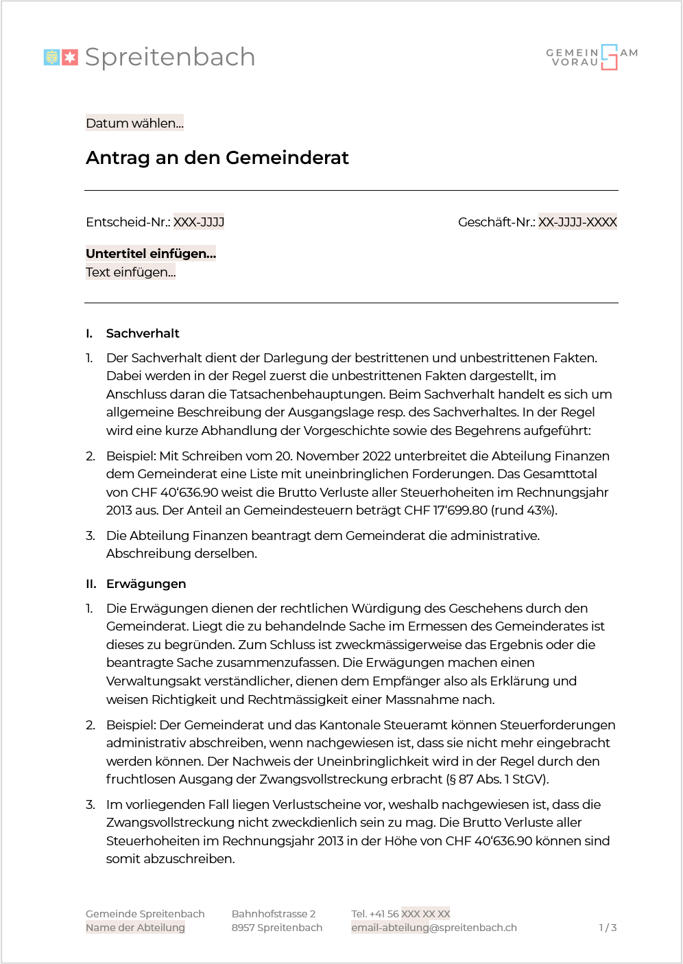 Word Antrag